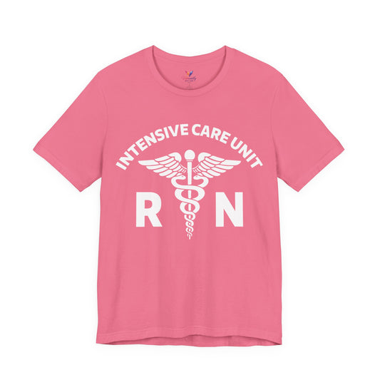 ICU RN Caduceus T-Shirt — Intensive Care Unit Registered Nurse Tee